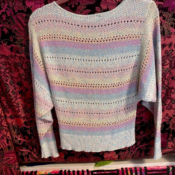 VINTAGE KNIT PASTEL SWEATER - Picture 3 of 5